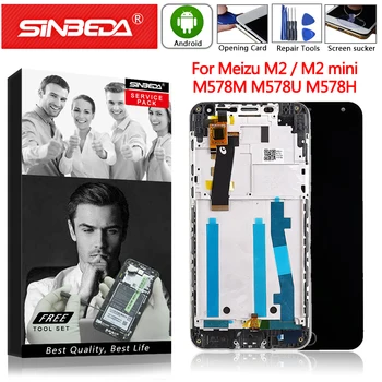 

5.0" For Meizu M2 mini LCD Display Touch Screen Digitizer with Frame For MEIZU M2 MINI Display M578M M578U M578H For MEIZU M2