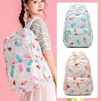 

2020 New Backpack Print School Bags for Girls Kids Backpacks for School Teenagers Kids Durable Travel Bookbag Backpack Women