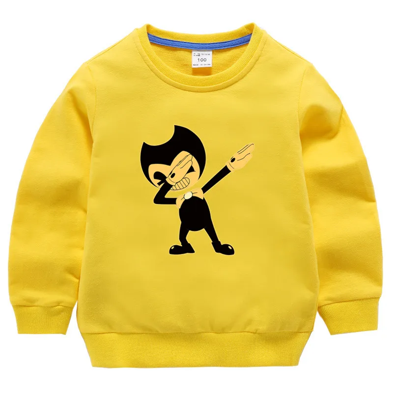 T127L-yellow Детский осенне-зимний свитер с капюшоном, черная Рождественская одежда в пятницу - Цвет: T127L-yellow