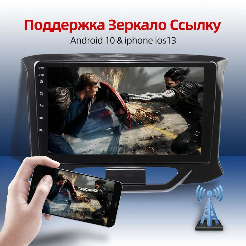 TUXIN Android 8.1 Автомобильный радиоприемник Мультимедийный плеер для LADA X ray Xray Экран IPS 4G+ 64G,8-ЯДЕР,32EQ+ DSP 2DIN Навигация GPS 9 '' Авто Автомобильное видео 2 din