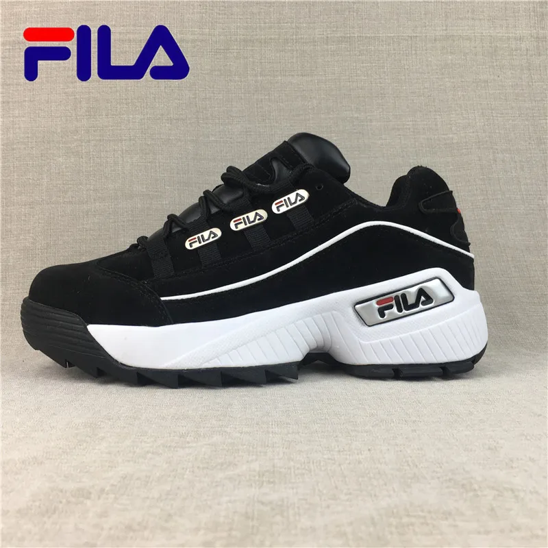 FILA Men's Sneaker Hometown Thick bottom comfortable breathable shock resistant sports shoes all white - Цвет: 2 MEN