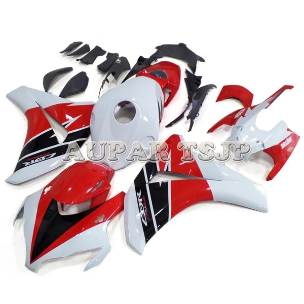 Белый красный рамы кузова, пригодный для Honda CBR1000RR 2008 2009 2010 2011 CBR 1000RR 08 09 10 11 мотоциклетная нательная Защита Набор исследовательский клиентский капоты