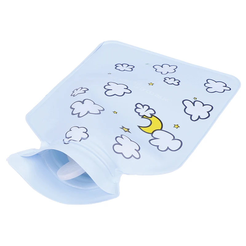 1pc Mini Portable Hot Water Bag Bottle Winter Cartoon Heat-resistant Water Bottler Warmer Hand Warmer for School Home Office