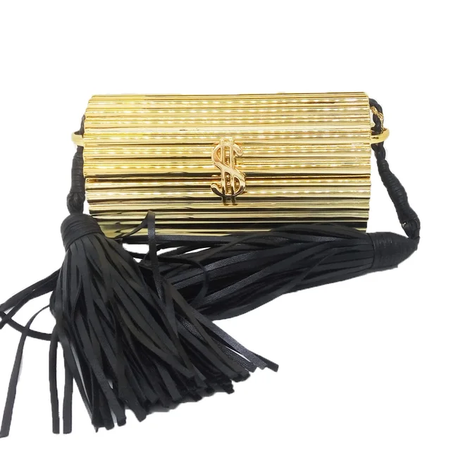 black tassel purse