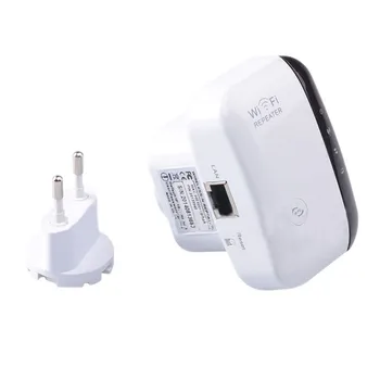 

Wireless WiFi Repeater Network Signal Amplifier Booster Extender For Phone/Tablet/Computer Support Network Encryption Accessorie