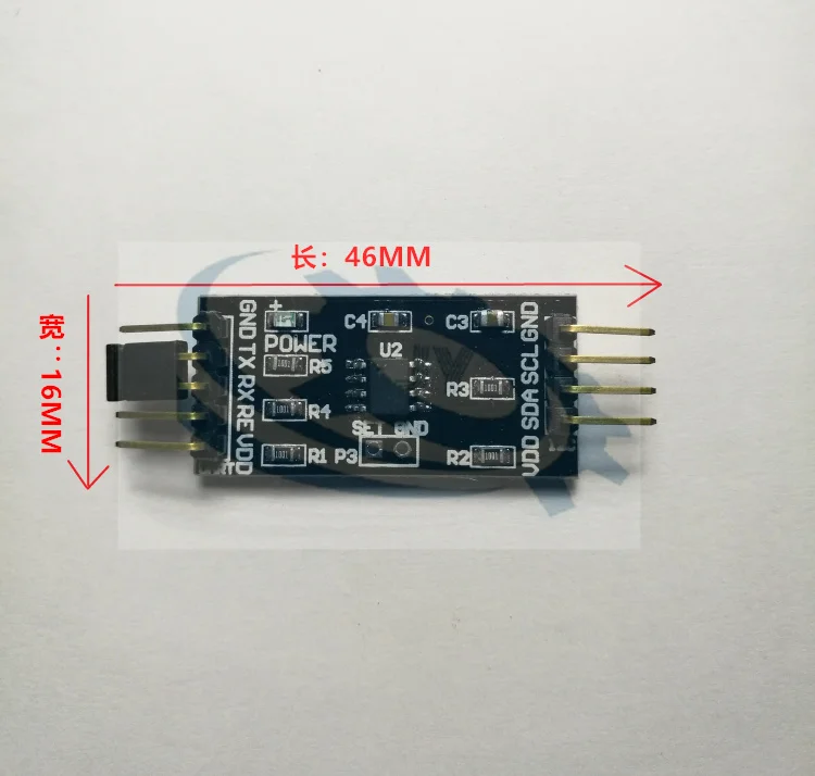 Кабель для подключения к UART, последовательный К I2C, RS232 к I2C К I2C к последовательному порту SMbus I2C подчиненный модуль