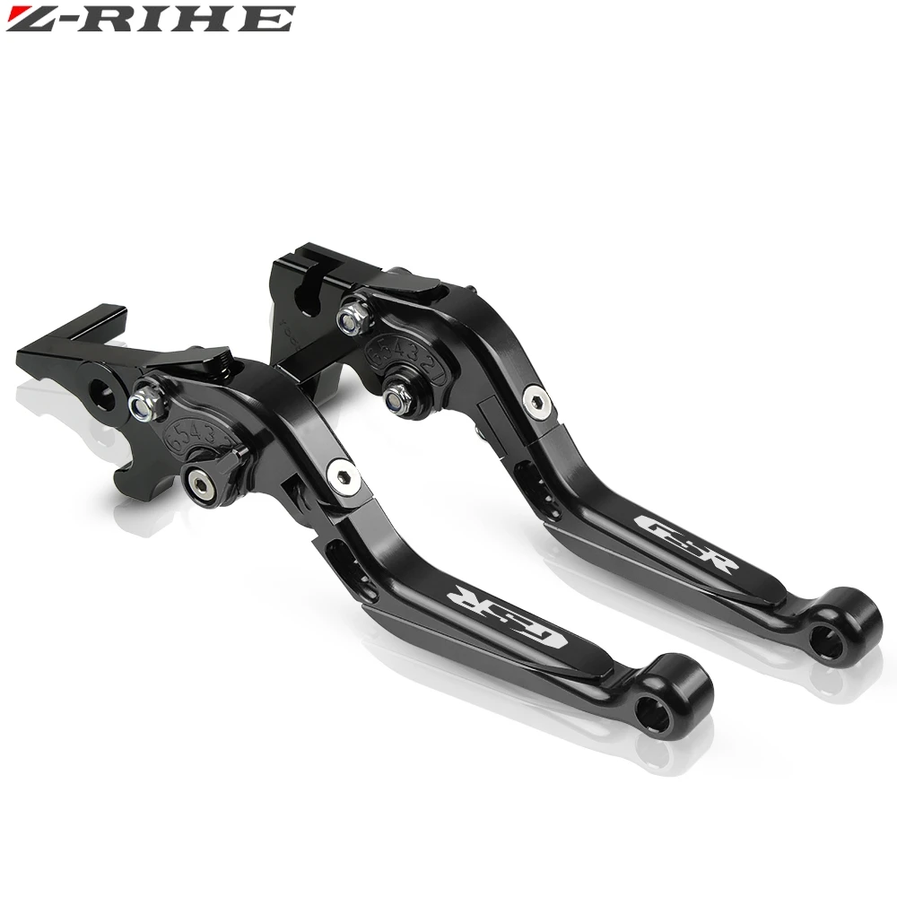 Для SUZUKI GSR 750 2011- GSR 600 2006-2011 GSR 400 2008-2012 аксессуары для мотоциклов ЧПУ Короткие тормозные рычаги сцепления логотип GSR