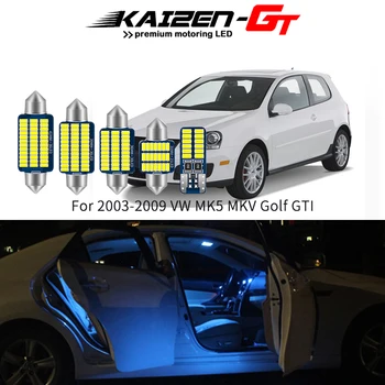 

Error Free Car LED Interior Lights For 2003-2009 Volkswagen VW MK5 MKV Golf GTI Trunk Light Vanity Mirror Light Footwell Light