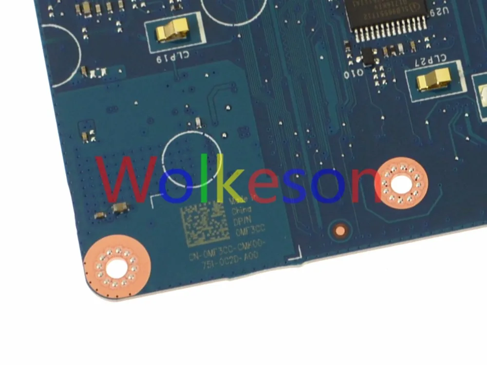 SHELI для DELL 11(3189) Материнская плата для ноутбука с процессором N3060 4 Гб ОЗУ SSD 16 Гб CAV01/11 LA-E372P CN-0MF3CC 0MF3CC MF3CC тест ОК