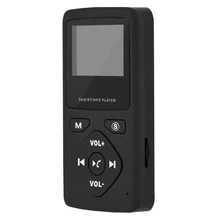 1 шт. персональные карманные FM DAB/DAB цифровые радио наушники MP3 портативные Bluetooth 4,0 радио мини радио для дома