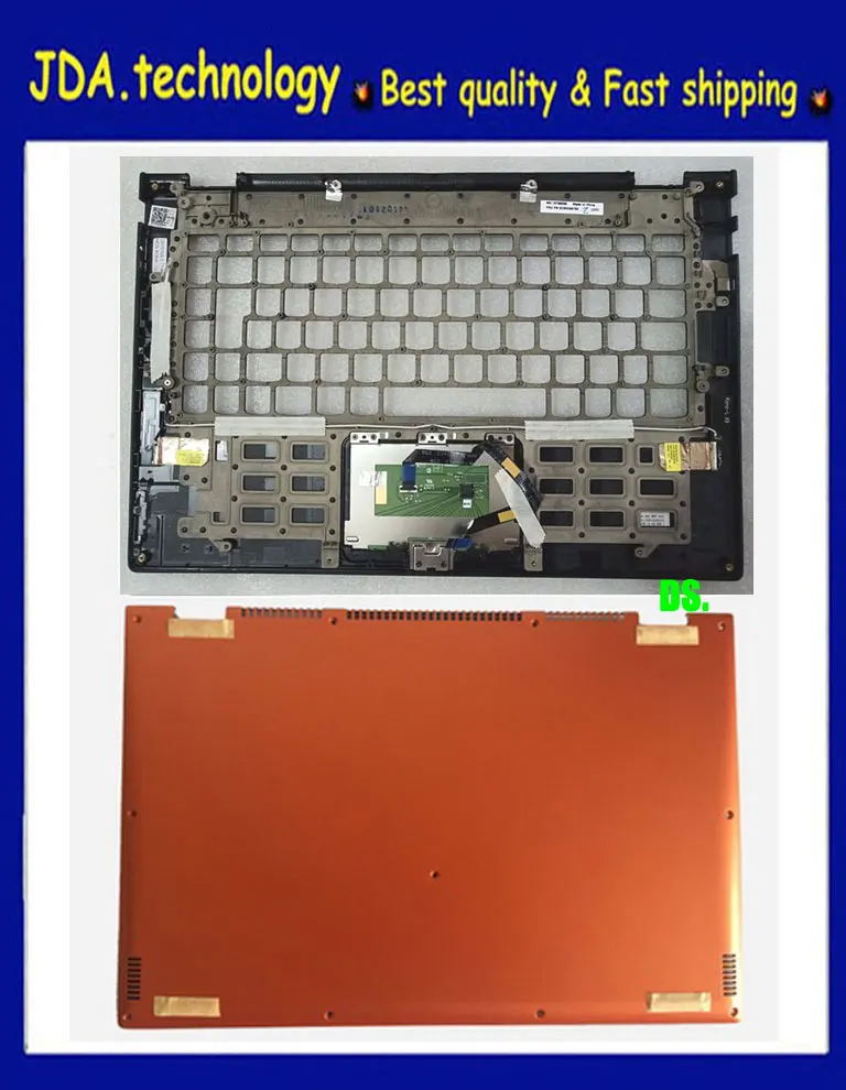 CD case Wellendorff для lenovo Ideapad Yoga 2 Pro 13 Упор для рук верхний чехол верхняя крышка евро клавиатура ободок+ нижний чехол D крышка оранжевый - Цвет: CD case