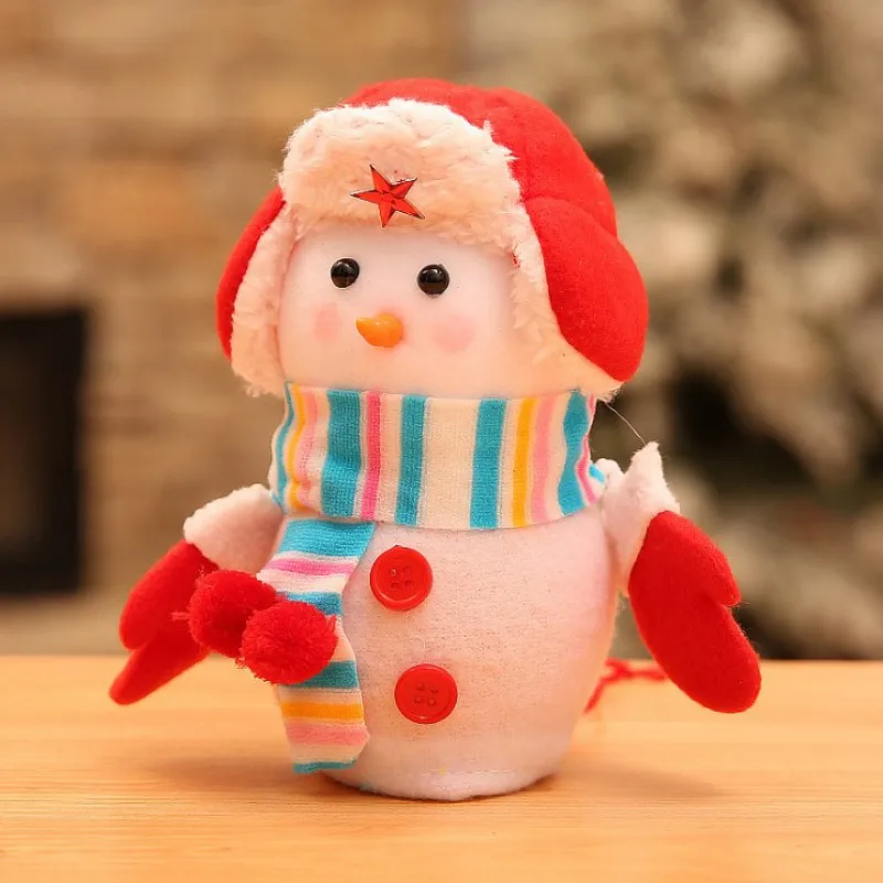 Рождество Ping An фрукты пакет Снеговик кукла игрушка Posechristmas подарок мешок канун Рождества яблоко мешок плюшевые мягкие животные день рождения