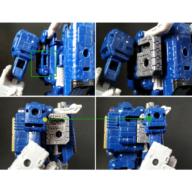 4 Pcs 3D Print SL-51 Upgrade Kit Accessories for Soundwave Siege Voyager Class WWO66