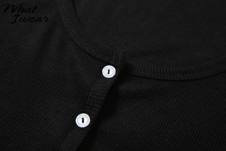 Women sexy slim short sleeve t-shirts o-neck buttons female stretchy short tees ctop tops party basic soft fabric 2020 summer