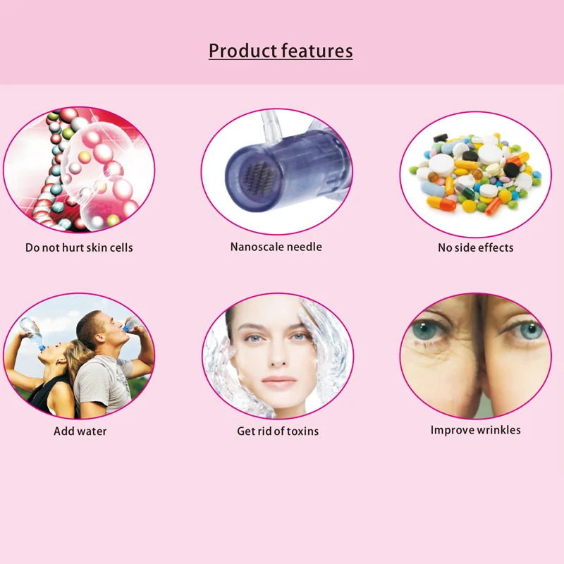  Hydra Injector Smart Mesotherapy 2 in 1 Use Meso Gun With 30PCS Needles Injector Water Derma pen Po