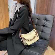 

Cowhide Women's Bags Shoulder Bags Luxury Chain Messenger Bags Genuine Leather Fashion Handbags Cheap Orange Wallets