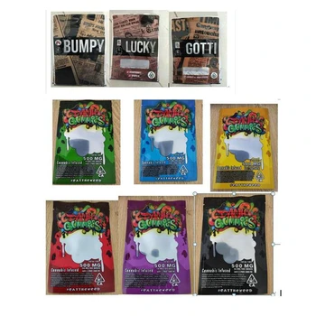 

New Wonderbrett Bags 3.5 Grams Soft Touch Skin Mylar Bags Oz Kush Black Orchid Childproof Smell Proof Bags Cookies Bag For Dry H