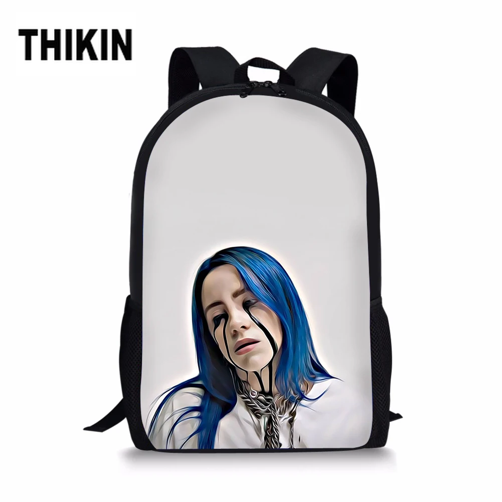 THIKIN Kids Мальчики школьные рюкзаки для девочек Billie Eilish печать молодежный рюкзак наборы 3 шт./компл. Детские классные сумки для книг на заказ