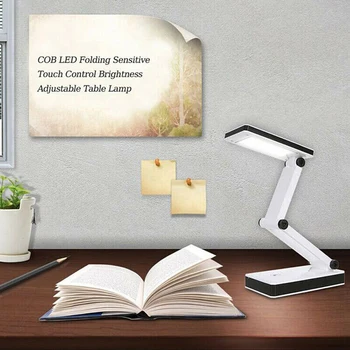 

Hot Sales Foldable Desk Lamp Dimmable Eye Care LED Touch-Sensitive Controller USB Charging Port Table Lamp Night Light