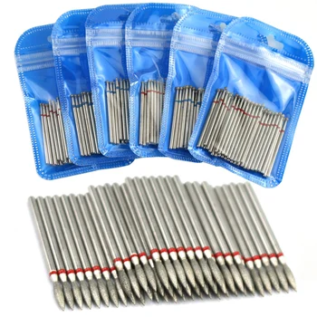 

50pcs/Set Diamond Milling Cutters Ball Nail Drill Bit Rotery Files Electric Manicure Pedicure Burrs Cuticle Clean Tools