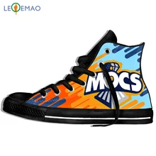 Кроссовки с принтом логотипа на заказ; Chattanooga Mocs; парусиновая дышащая прогулочная обувь на плоской подошве; Zapatos De Mujer; Уличная обувь