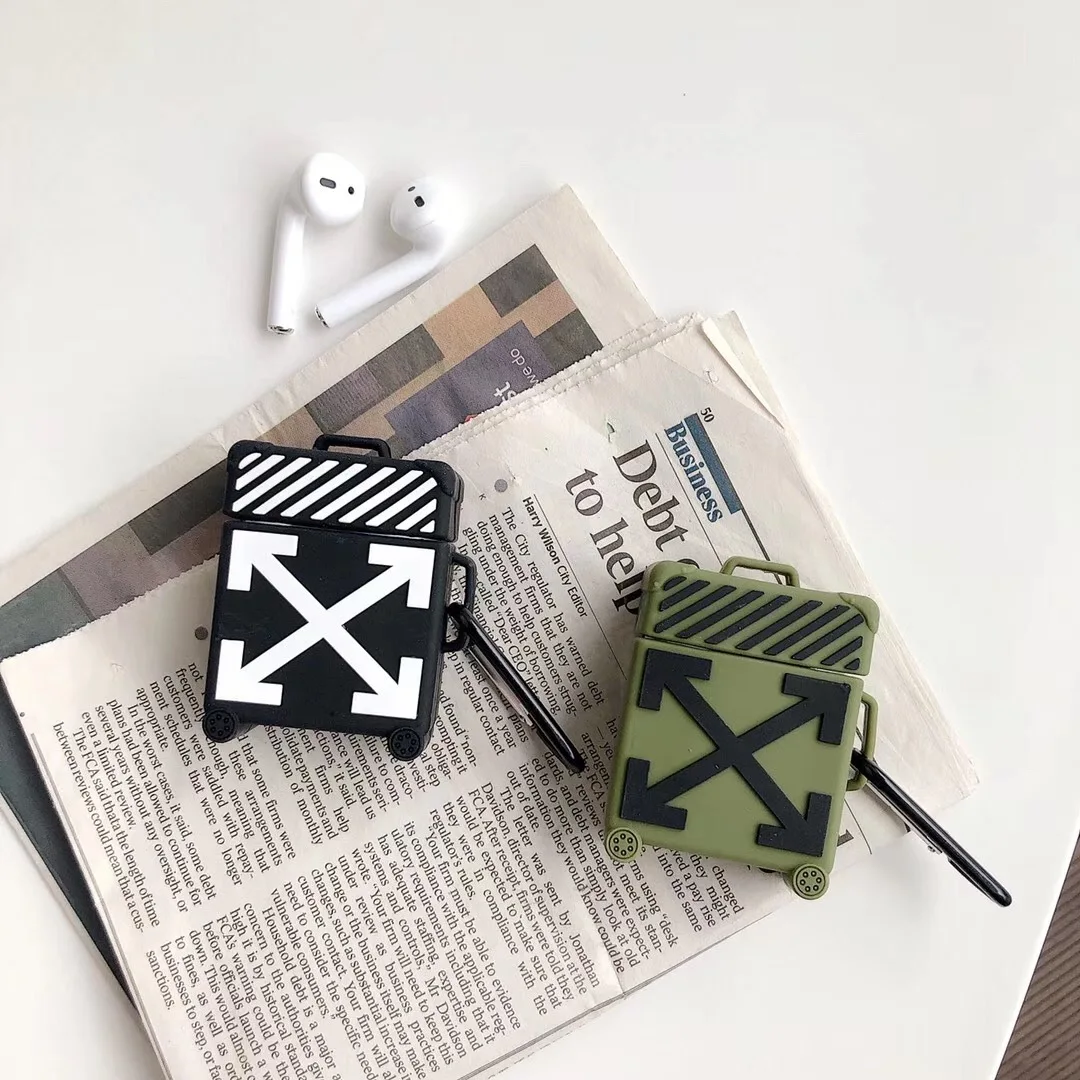 

Popular Brand Suitable for Apple AirPods Wireless Bluetooth Headset Silica Gel Soft Cover Protective Case 1/2 Generation Univers