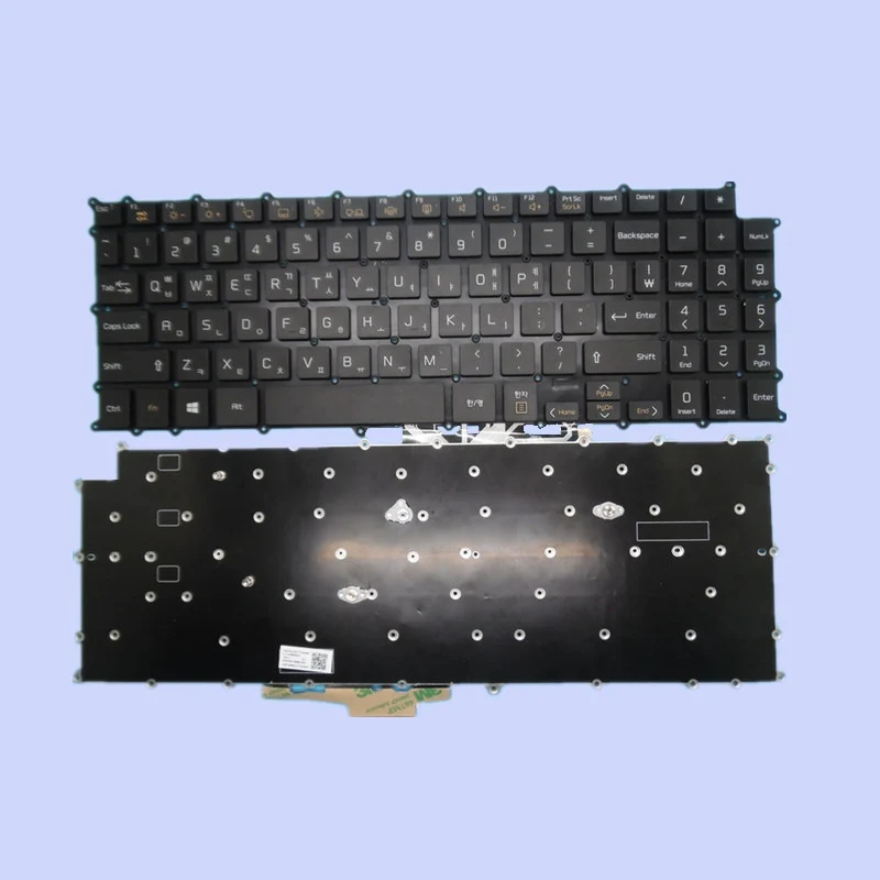 black-KR Новая Оригинальная клавиатура для ноутбука с США/KR/JP стандартная версия для LG 15Z980 LG15Z98 15ZD980 - Цвет: black-KR