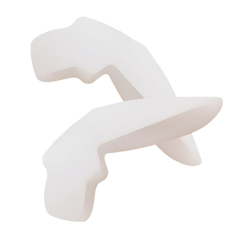 2Pcs Silicone Big Toe Separator Bunion Adjuster Hallux Valgus Bicyclic Corrector Gel Foot Fingers Pedicure Feet Tool H053