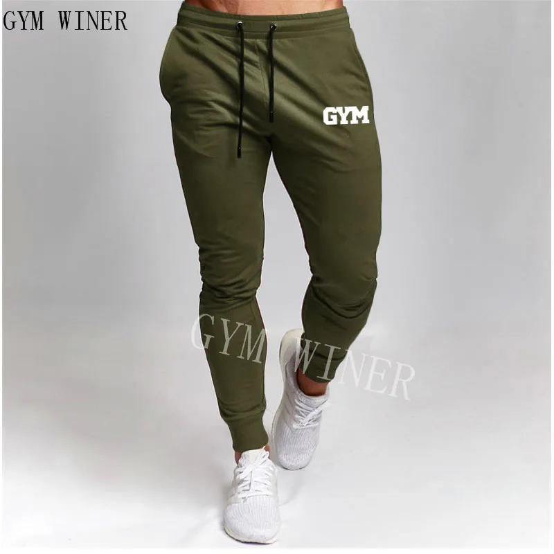 7 Army Green Мужские брюки новые модные брюки для бега мужские повседневные спортивные брюки для фитнеса бодибилдинга мужские спортивные брюки XXL - Цвет: 7 Army Green