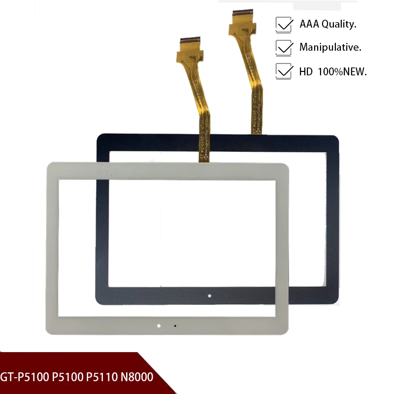 10,1 ''дюймовый сенсорный экран для samsung Galaxy Tab 2 GT-P5100 P5100 P5110 P5113 N8000, сменная стеклянная панель