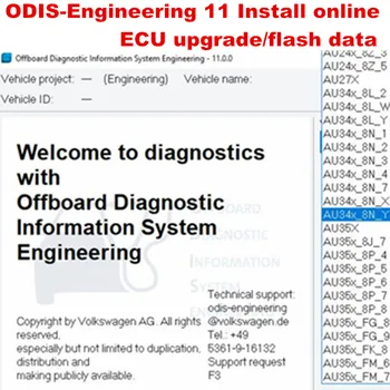 

ODIS Engineering 11.0.0 Online installation and download working for ECU upgrade and flash data software