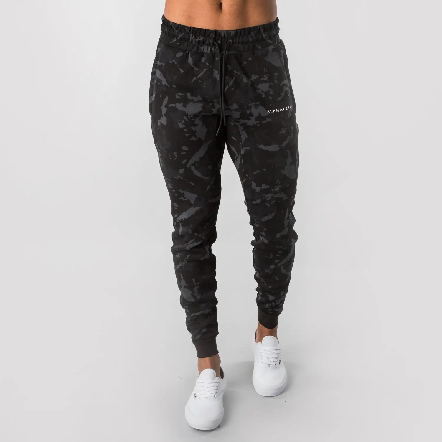 Spring And Summer New Style Muscle Fitness Brothers Gymnastic Pants Training Running Skinny Pants Camouflage Elasticity Slim Fit