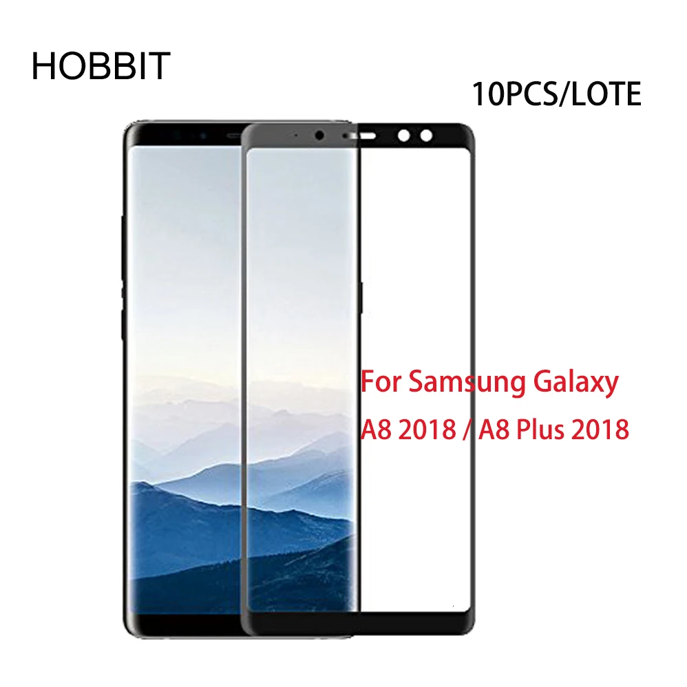 10 шт оптом для samsung Galaxy A8 A530F/A8 Plus A730F0.3mm 9H полное покрытие Премиум Закаленное стекло протектор экрана