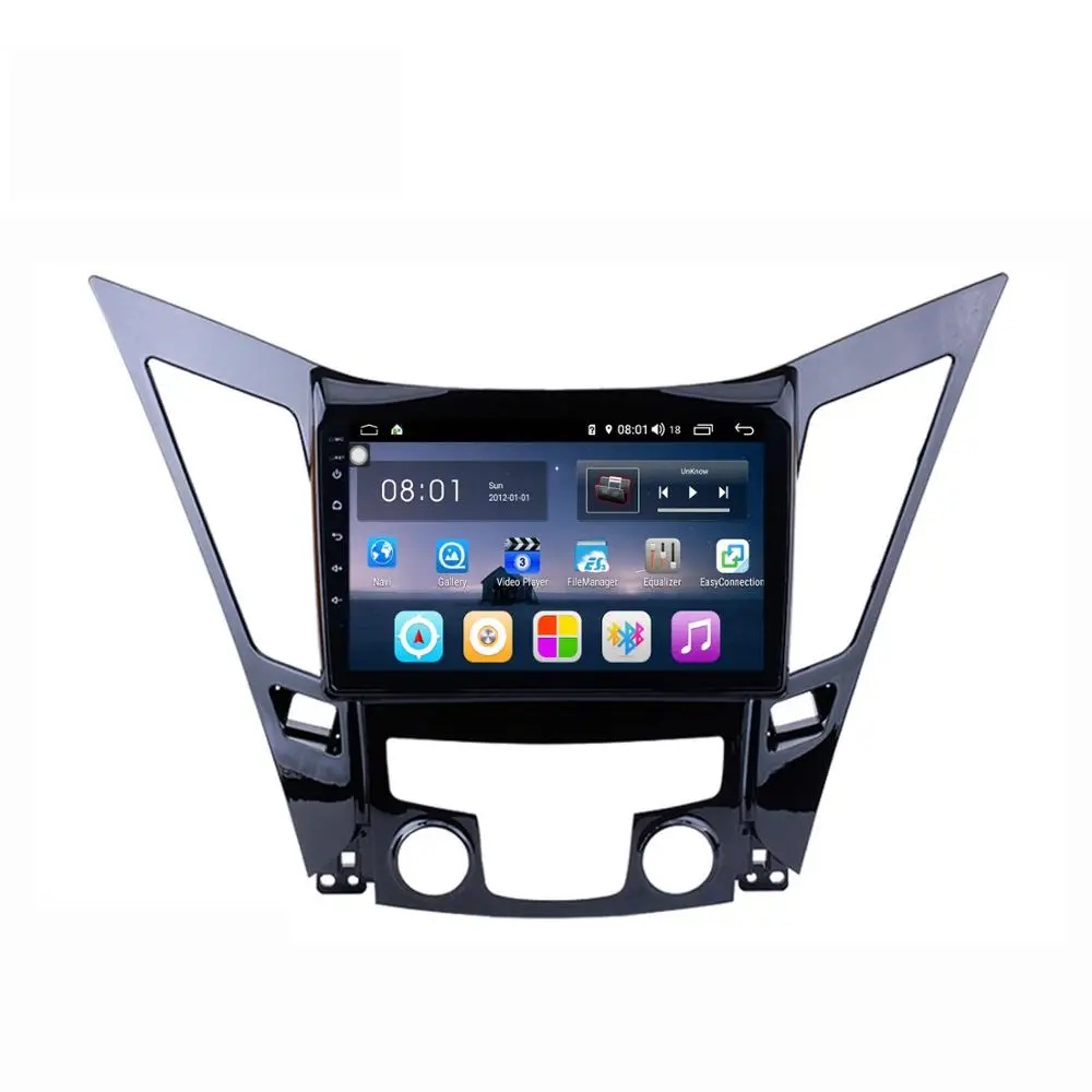 COIKA 8 Core 9 ''Android 8,1 Автомобильный сенсорный дисплей стерео для hyundai Sonata I40 I45 I50 gps Navi PIP 4+ 64G ram wifi OBD DVR SWC BT
