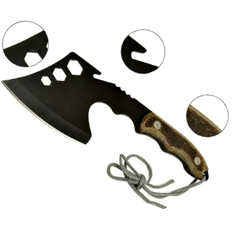 Cleaver knife Tactical Axe Tomahawk Army Outdoor Hunting Camping Survival Machete Axes Hand Tool Fire Axe Hatchet Axe Wrench 4