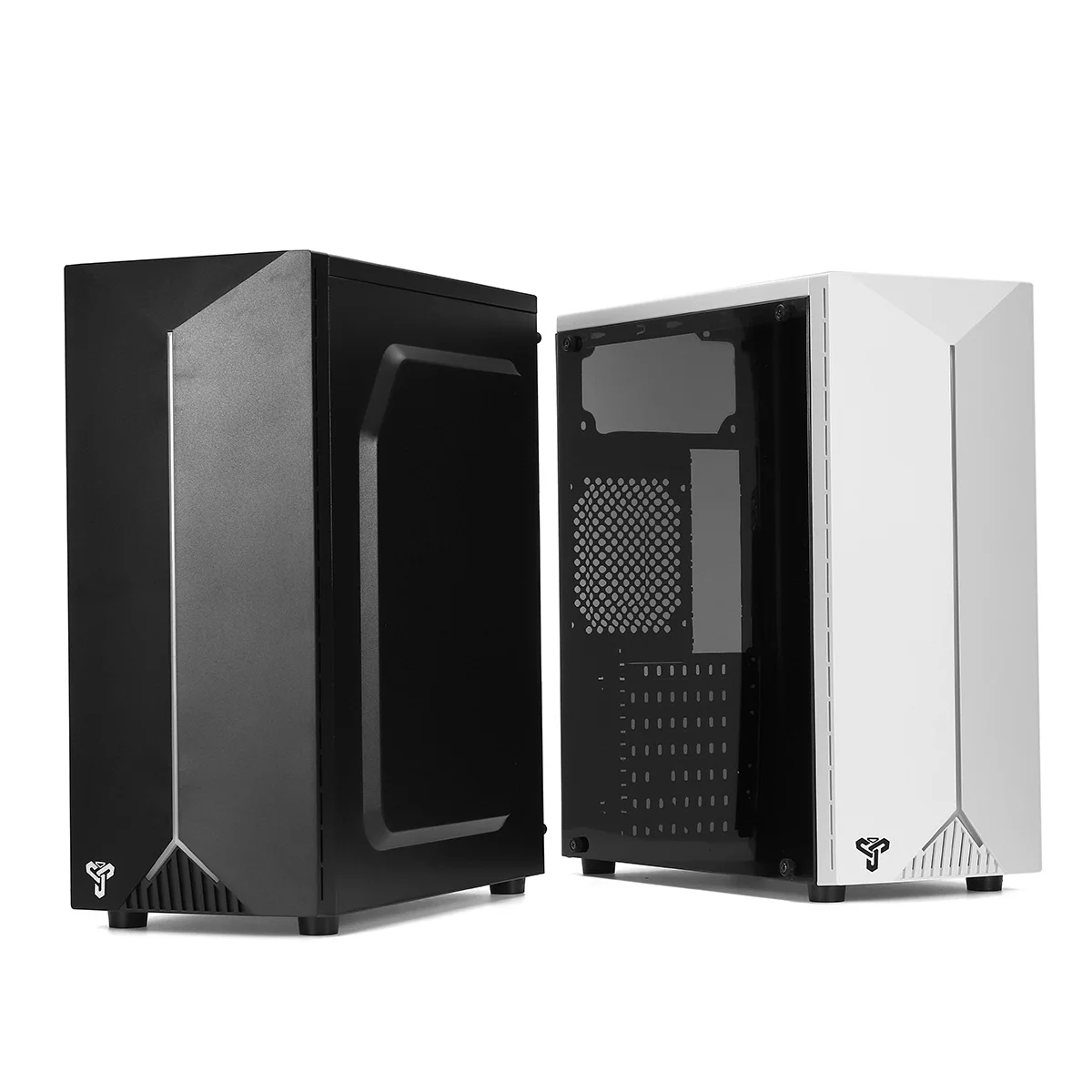  Gaming Pc Case Acrylic Transparent Side Panels Electric Contest Gaming Cooling Fan with RGB Belt Su