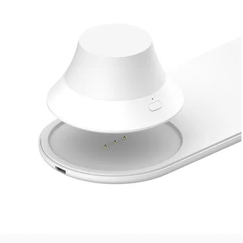

Original LED Night Light Wireless Charger Magnetic Attraction Fast Charging Lamp for iPhone Huawei 3 in 1 Charging Station