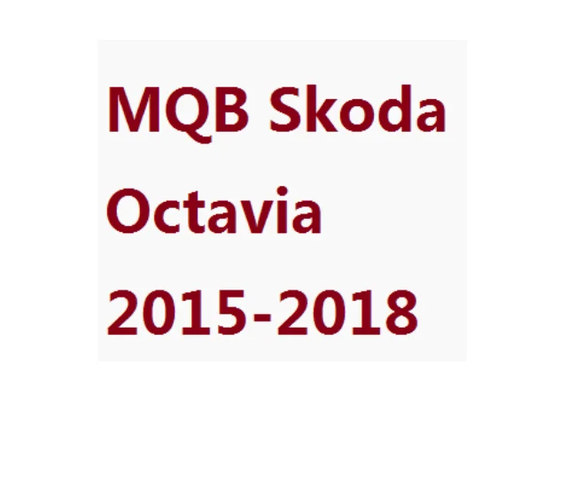 MQB Octavia HID светодиодный фары 10-14 Pin конверсии линии обновления галогенные фары в ксенон светодиодный кабель адаптера для Octavia - Название цвета: MQB Octavia