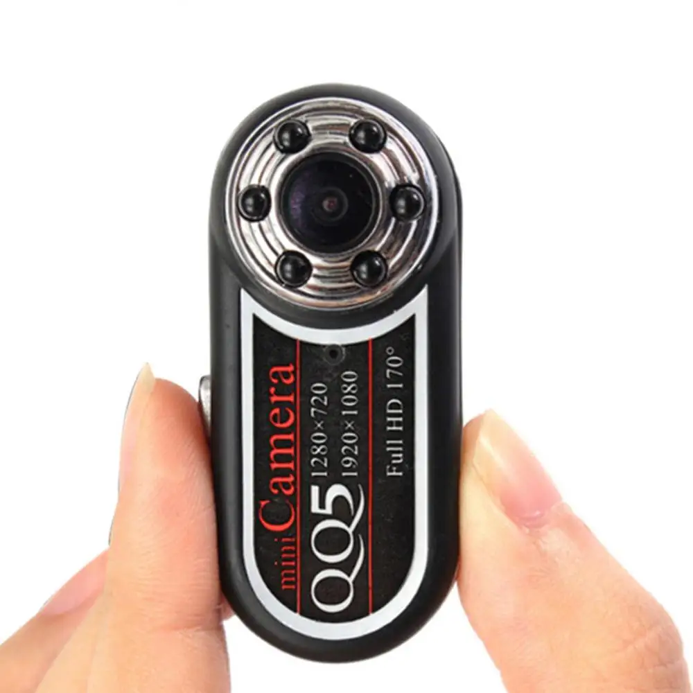 

QQ5 Mini Camera Full HD 1080P 720P IR Night Vision small Camcorder 12MP Mini PC Webcam Camera 170 Wide Angle shooting sports DV