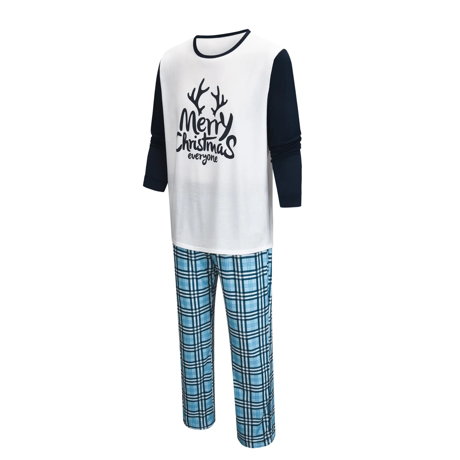 Семейный Рождественский пижамный комплект; одежда для мамы и дочки; одежда для сна для мальчиков и девочек; одежда для сна; одинаковые Семейные комплекты; CL156