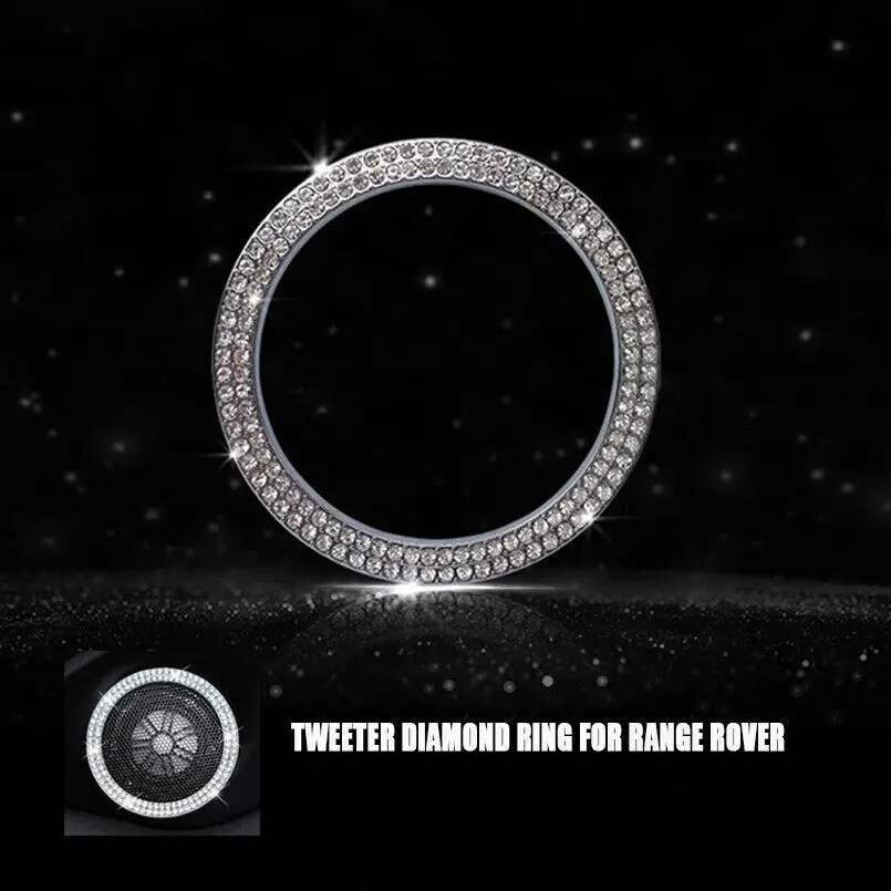 Фирменная Новинка цинковый сплав твитер Diamond Decorative кольцо Стикеры для Range Rover Sport модели