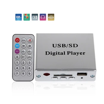 

DC 12V Digital Auto Car Power Amplifier USB SD MP3 Audio Player Reader with Remote Control