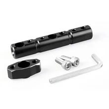 Черный алюминиевый сплав мотоцикл многофункциональный удлинитель 8 мм