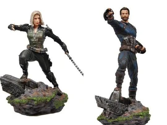 Avengers 4 Infinite War Brazil Factory America Captain Black Widow 1/10 Hero Returns Garage Kit