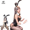 Disfraz de ROLECOS de Anime sakurayima Mai, disfraz de Halloween para mujer, mono negro Sexy, Rascal, no sueño de chica conejito Senpai Cos ► Foto 1/6