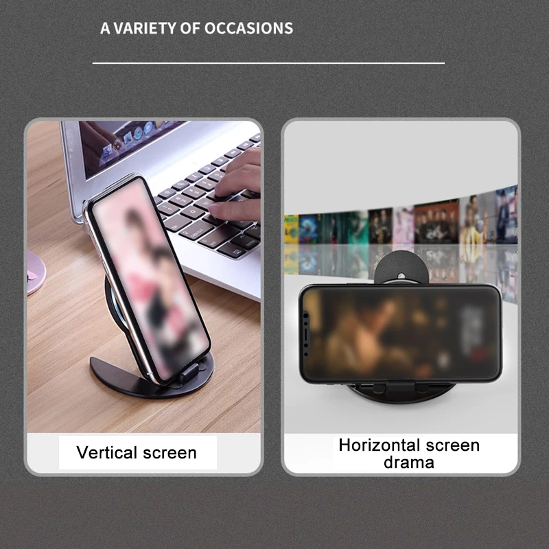 Detachable Mobile Phone Magnetic Wireless Charger Bracket Desktop Fast Charging Portable Charging Pad With Indicator Light