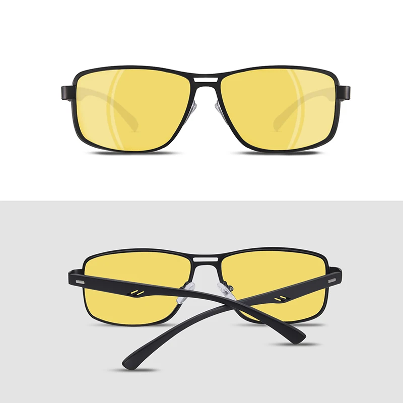 AOFLY, фирменный дизайн, поляризационные солнцезащитные очки для мужчин,, квадратная металлическая оправа, для ночного вождения, для рыбалки, солнцезащитные очки, мужские, zonnebril heren