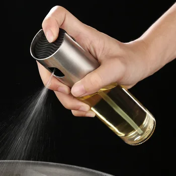 

Fuel Injection Bottle Spray Pneumatic Condiment BBQ Oil Spray Can Cooking Spray Olive Control Pot Home Kitchen 2019NEW Supplies