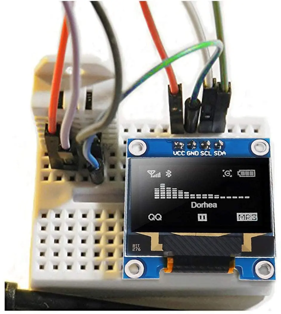 Модуль дисплея OLED 128X64 6 шт. 4 контакта 0 96 дюйма белый IIC I2C для arduino | Электронные