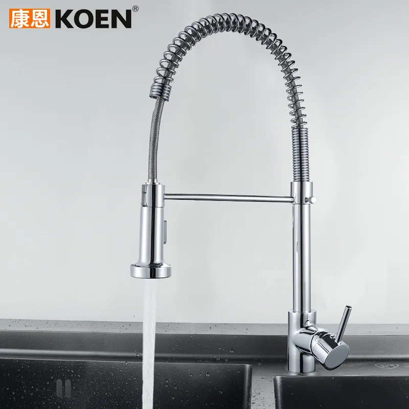 

Hot And Cold Mixed Water Function Spring Take Pull Kitchen Water Tap Dish Basin Water Tank Water Tap Bathroom